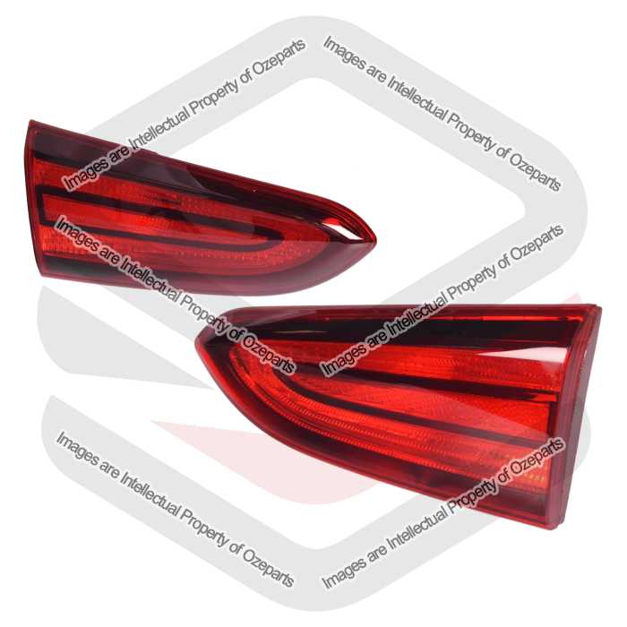 Pair LH+RH Tailgate Light Inner Tail Lamp Non LED For Hyundai Santa Fe TM 18~20