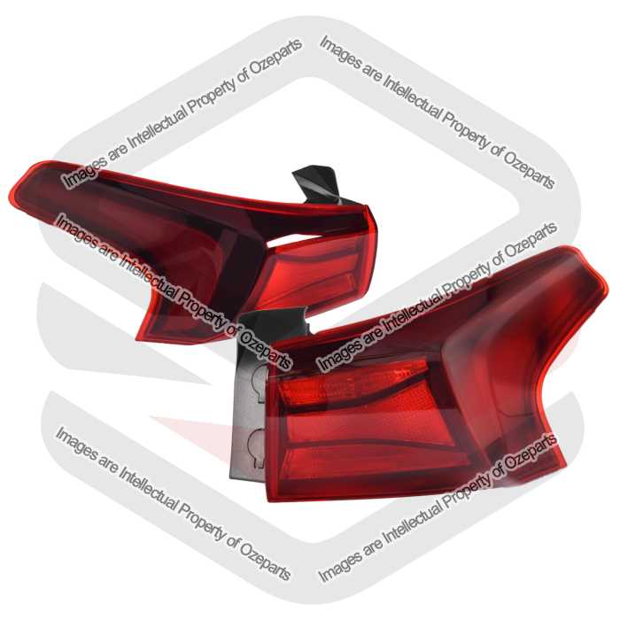 Pair LH+RH Tail Light Rear Lamp For Hyundai Santa Fe TM 2018~2020 Active Elite