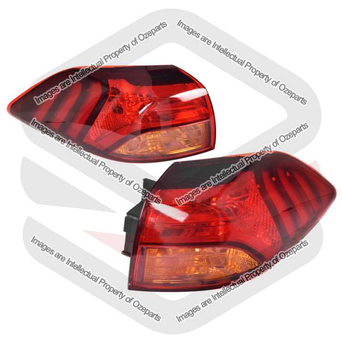 Pair LH+RH Tail Light Rear Lamp (No LED) For Hyundai Tucson TL3 TL4 2018~2021