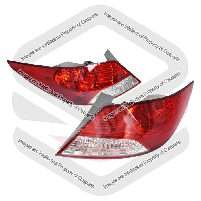 Set Pair LH+RH Tail Light Rear Lamp For Hyundai Accent RB 2011~2014 Sedan