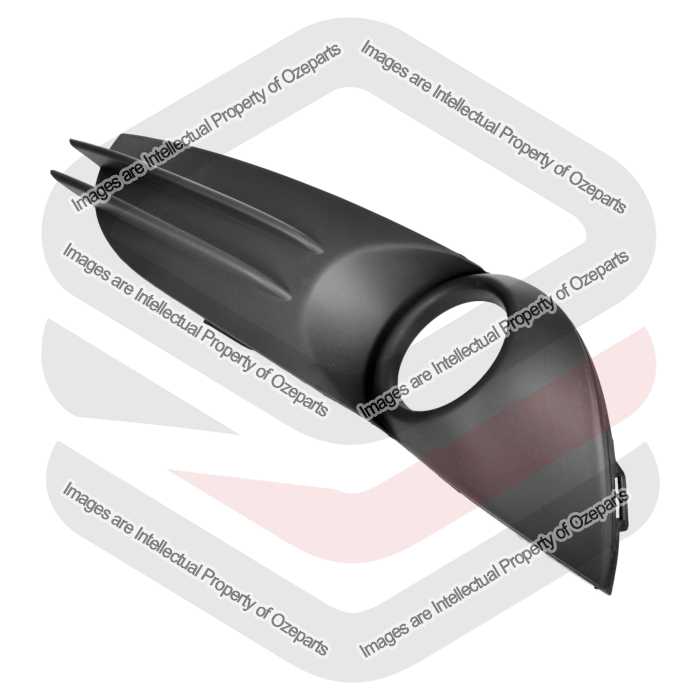 Ozeparts Fits Ford Fiesta ST WZ 2013~2018 | Fog Light Lamp Cover Bezel (With Fog Lamp Type) | LH LHS Left Hand (Passenger Side)