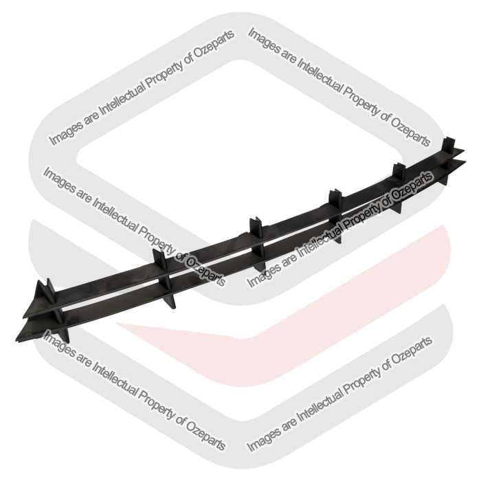 Ozeparts Fits Ford Fiesta ST WZ 2013~2018 | Front Bumper Bar Grille Lower Grill Insert (Black) | 1 Unit