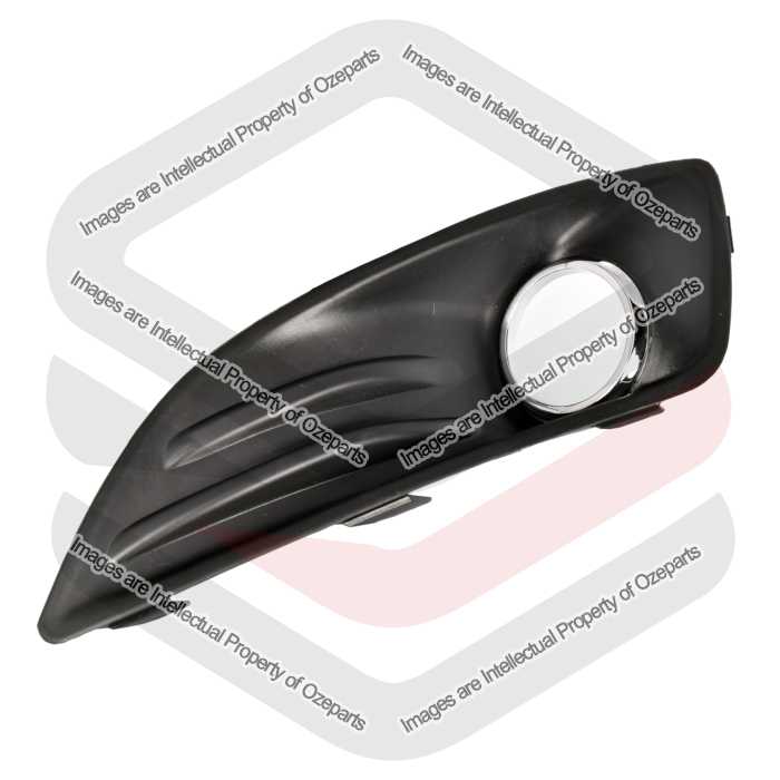Ozeparts Fits Ford Fiesta WZ 2013~2018 | Fog Light Lamp Bezel Cover (With Fog Type) | LH LHS Left Hand (Passenger Side)