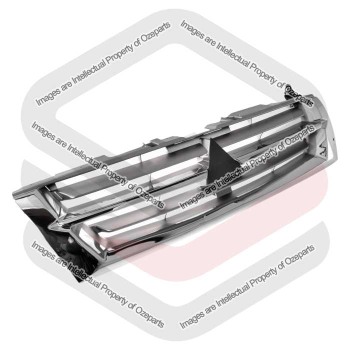 Main Radiator Grille Upper Front Grill Chrome For Mitsubishi Pajero NM 2000~2002