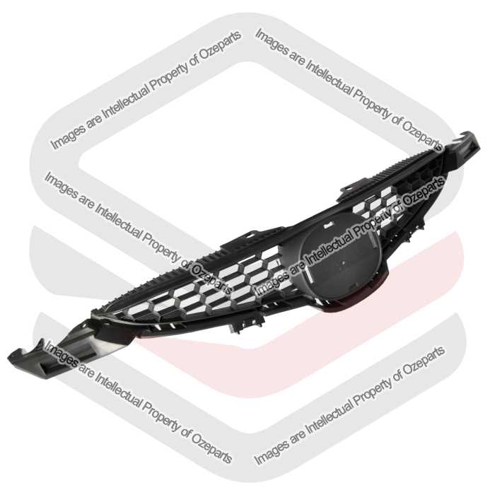 Main Radiator Grille Top Front Grill Mesh For Mazda 2 DE 2007~2010 Neo Maxx