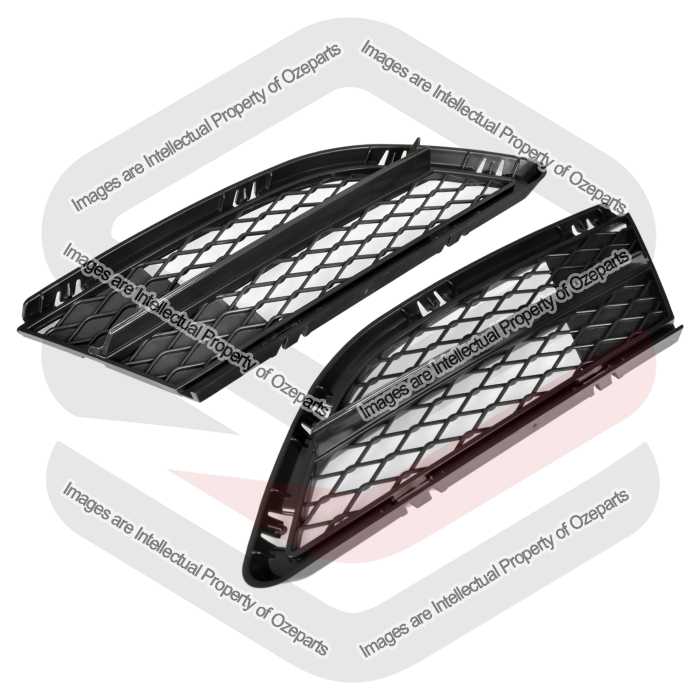 Ozeparts Fits BMW 3 Series E90 Series 2 2008~2012 Sedan Standard Models | Fog Light Lamp Bezels Covers | Pair of LH Left + RH Right