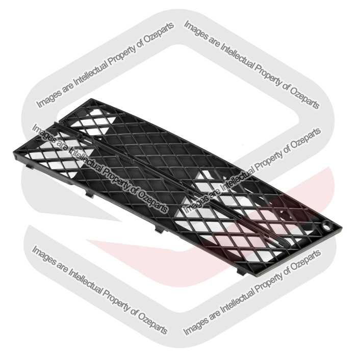 Ozeparts Fits BMW 5 Series E60 E61 LCI Standard 2007~2010 | Front Bumper Bar Grille Lower Side Cover Insert (Black) | LH LHS Left (Passenger)