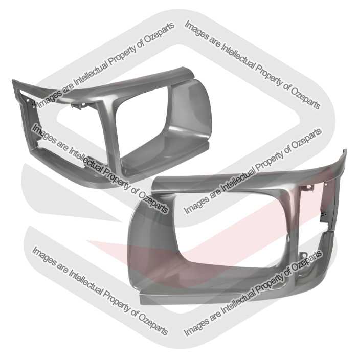 Head Light Rim AM (Light Grey) (1989.11~1993.08) (SET LH+RH)