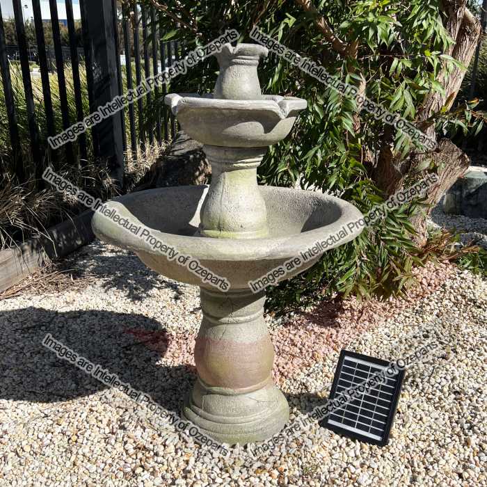 Koi Garden Electric Water Fountain 3 Tiers Bird Bath Outdoor Indoor 90cm
