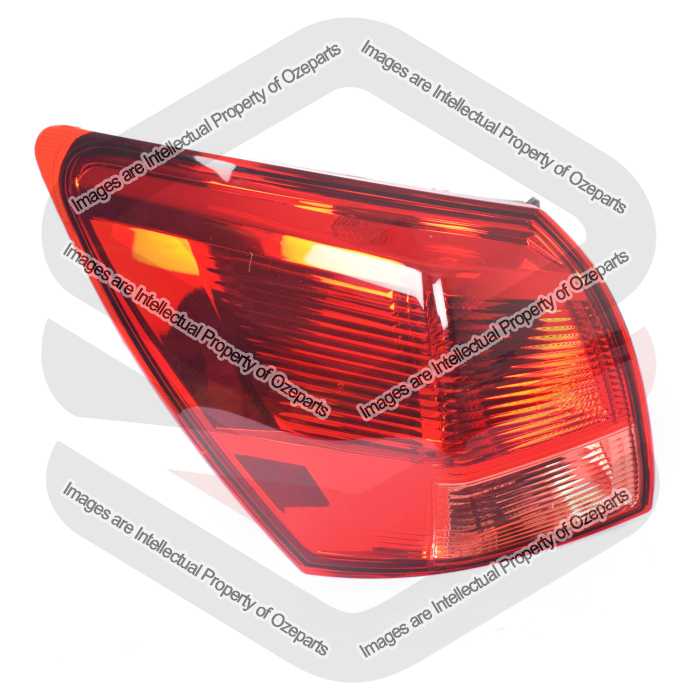 TYC Fits Nissan Qashqai Dualis J10 Series 1 2007~2009 | Taillight Tail Light Rear Lamp | RH RHS Right Hand (Driver Side)