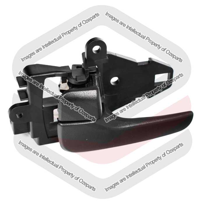 FRONT or REAR Left Inner Door Handle (Black) For Lancer / Triton / Outlander / C