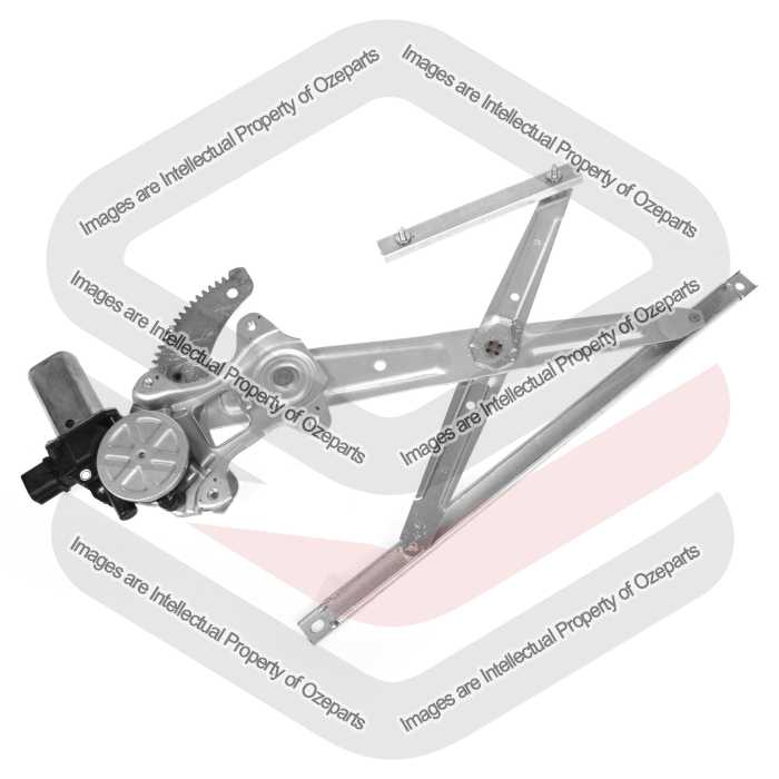 Door Window Regulator Front (Electric With Motor - 6 Pin)