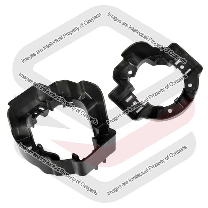 Ozeparts Nissan Micra K13 Series 2 2015~2016 5 Door Hatch | Fog Light Lamp Mounting Brackets Supports | Pair of LH Left Hand + RH Right Hand