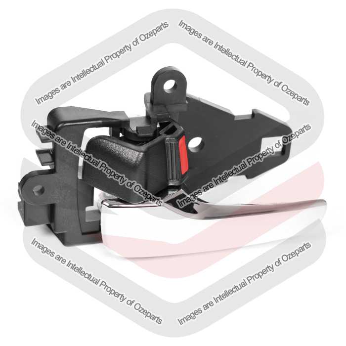 FRONT or REAR Left Inner Door Handle (Chrome) For Lancer / Triton / Outlander / 