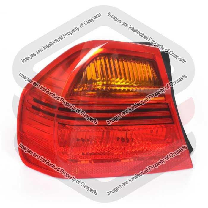 TYC Fits BMW 3 Series E90 Sedan 2005~2008 | Taillight Tail Light Rear Lamp (Non LED Type) | LH LHS Left Hand (Passenger Side)