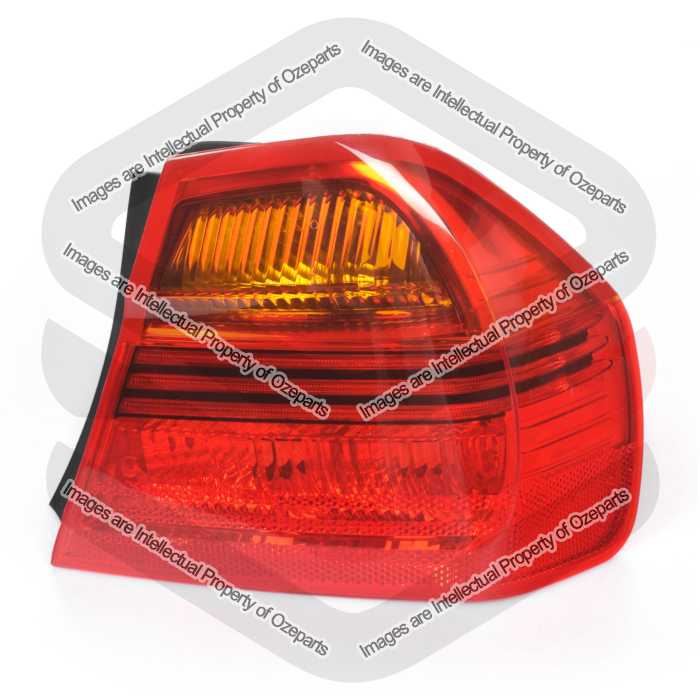 TYC Fits BMW 3 Series E90 Sedan 2005~2008 | Taillight Tail Light Rear Lamp (Non LED Type) | RH RHS Right Hand (Driver Side)