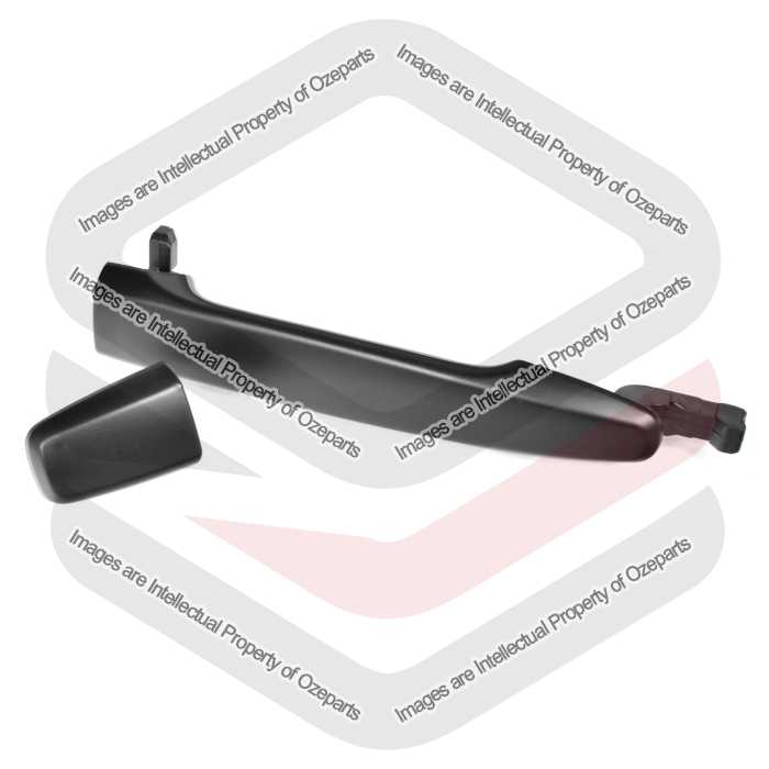 Door Handle Outer (Black)  Rear