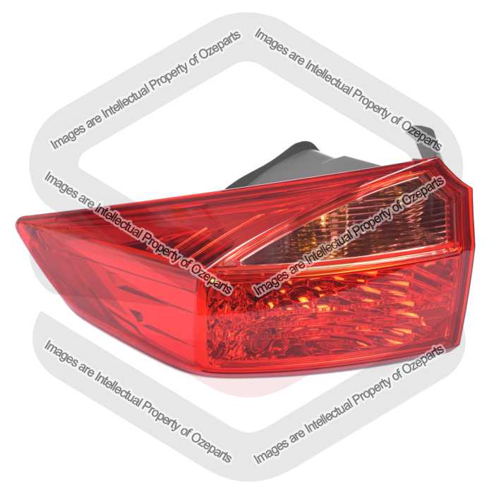 TYC Fits Honda City Sedan GM Series 3 & 4 2014~2020 4 Dr Sedan | Taillight Tail Light Rear Lamp | LH LHS Left Hand (Passenger Side)
