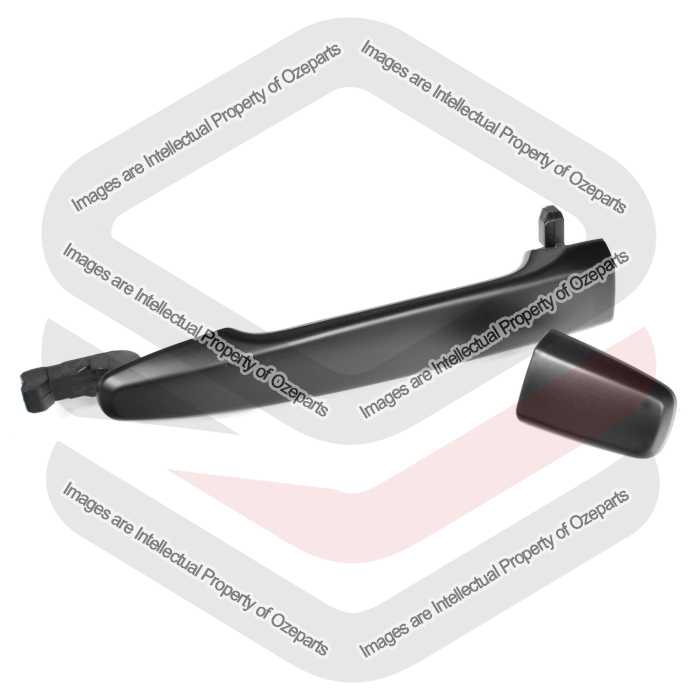 Door Handle Outer (Black)  Rear