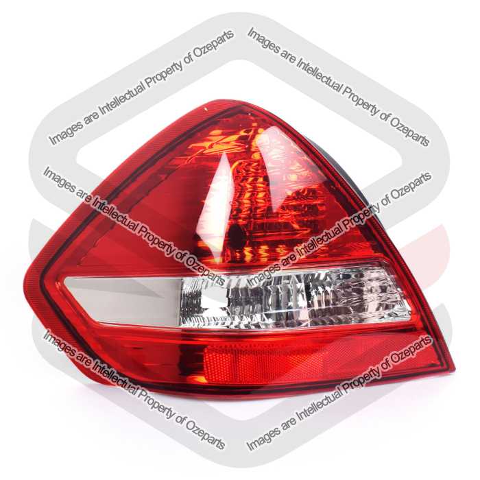 TYC Fits Nissan Tiida 4 Door Sedan C11 2005~2009 | Taillight Tail Light Rear Lamp (With Emark) | LH LHS Left Hand (Passenger Side)
