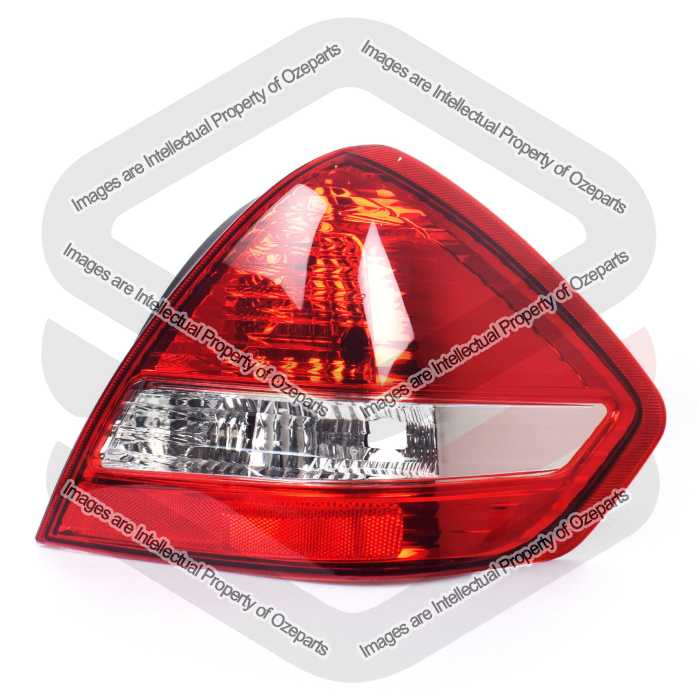 TYC Fits Nissan Tiida 4 Door Sedan C11 2005~2009 | Taillight Tail Light Rear Lamp (With Emark) | RH RHS Right Hand (Driver Side)