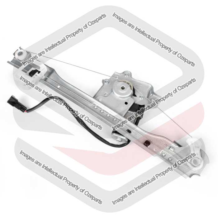 Ozeparts Fits Ford Falcon FG FGX FG-X Sedan 2008~2016 | REAR Electric Power Door Window Regulator (With 2 Pins Motor) | RH RHS Right Hand (Driver)