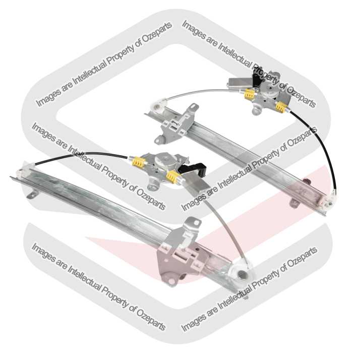 Ozeparts Fits Nissan Navara D23 NP300 Ute 2015~On | Front Electric Power Door Window Regulators (With Motor) | Pair of LH Left Hand + RH Right Hand