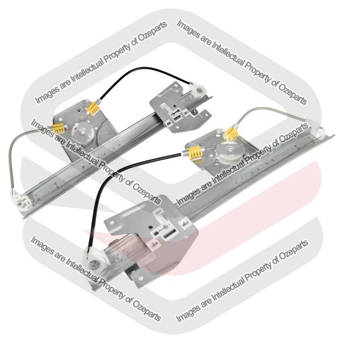 REAR Pair LH+RH Window Regulator For Mitsubishi Pajero NS NT NW 2006~2014