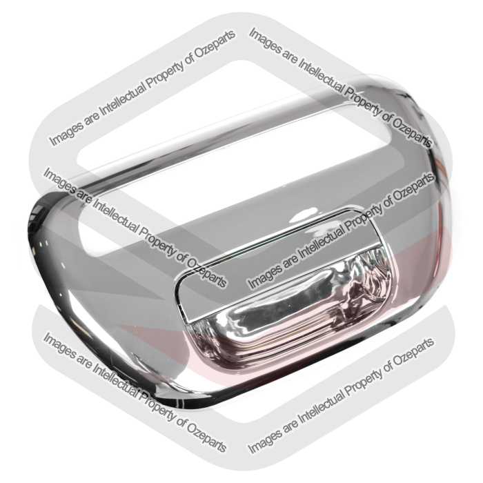 Tail Gate Tailgate Door Handle Cover Chrome For Mitsubishi Triton ML MN 06~15