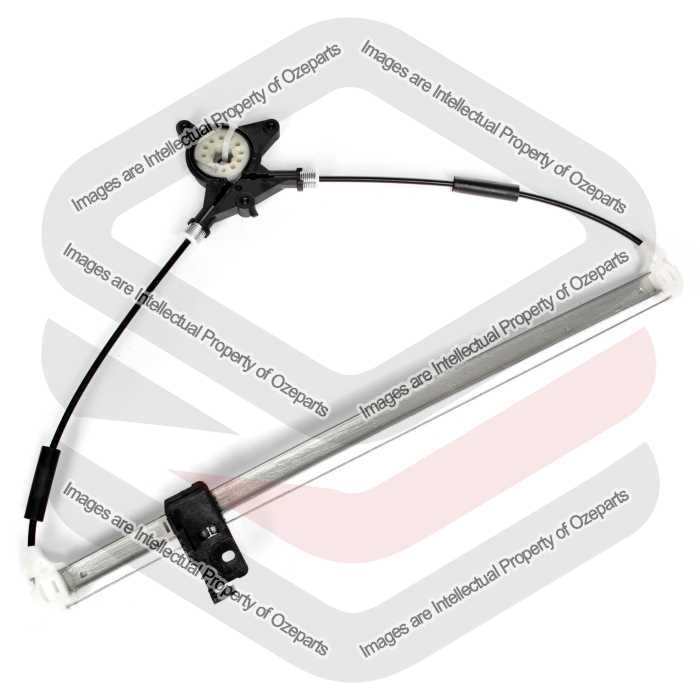 Door Window Regulator  Rear (Electric No Motor)