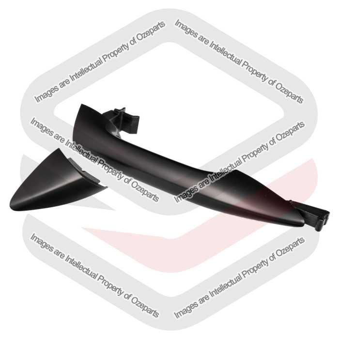 Door Handle Outer  (Black) Rear