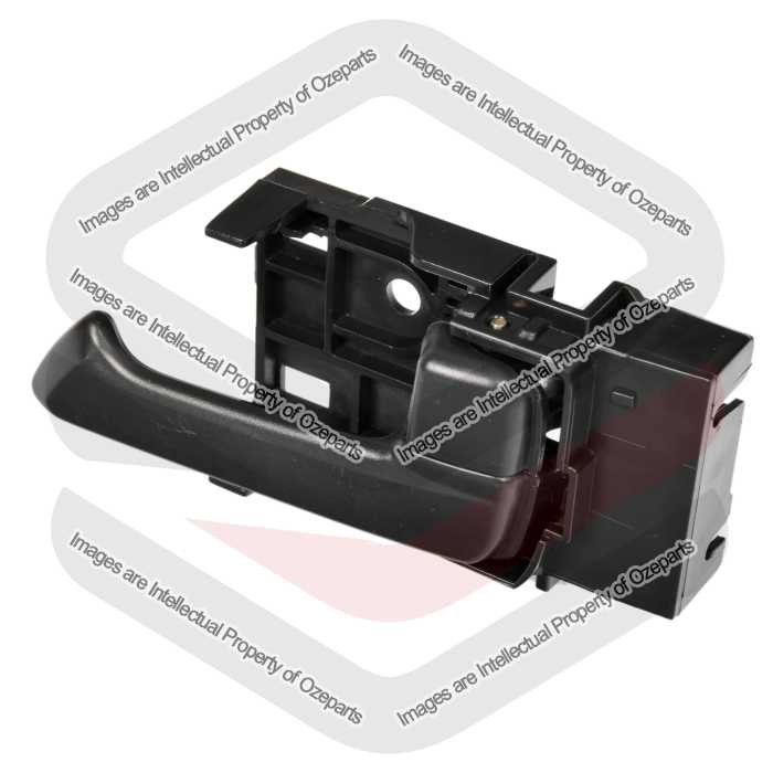RH Right Inner Door Handle Front or Rear Black For Holden Rodeo RA Ute 2003~2008