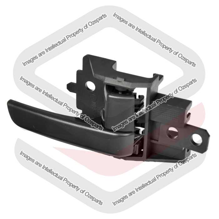 FRONT or REAR RH Right Inner Door Handle Black For Mitsubishi Triton MQ 15~18