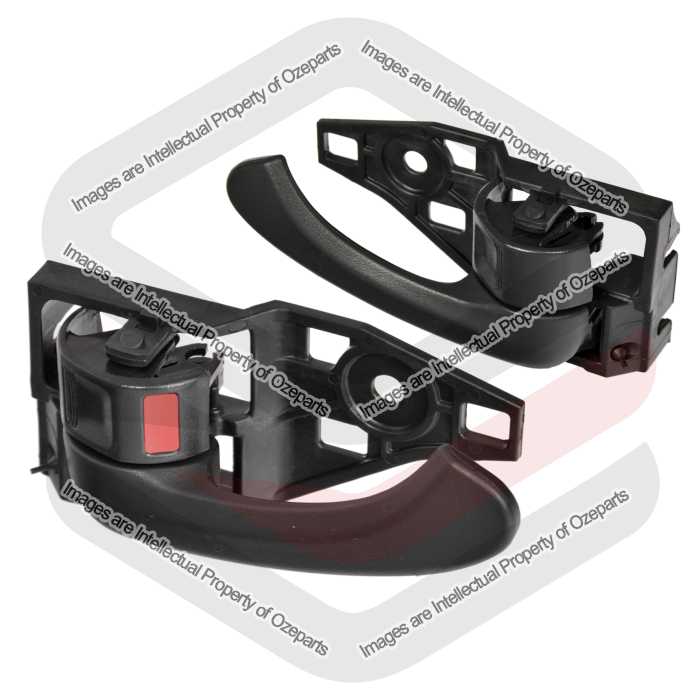 FRONT or REAR Pair LH+RH Inner Door Handle Black For Toyota Camry CV40 06~11