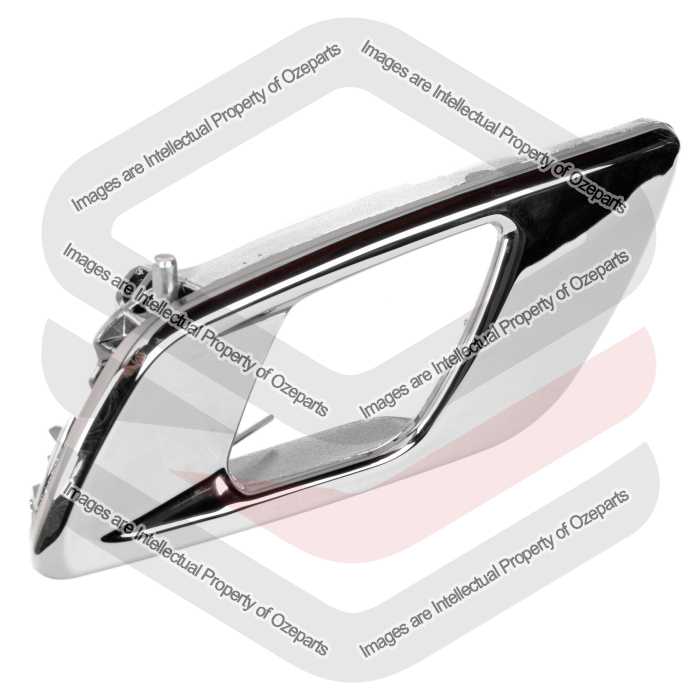 Ozeparts Fits Ford Ranger PX PX1 PX2 PX3 2011~2022 Ute | FRONT Inner Door Handle Lever + Spring & Pin (Chrome) | LH LHS Left Hand (Passenger Side)