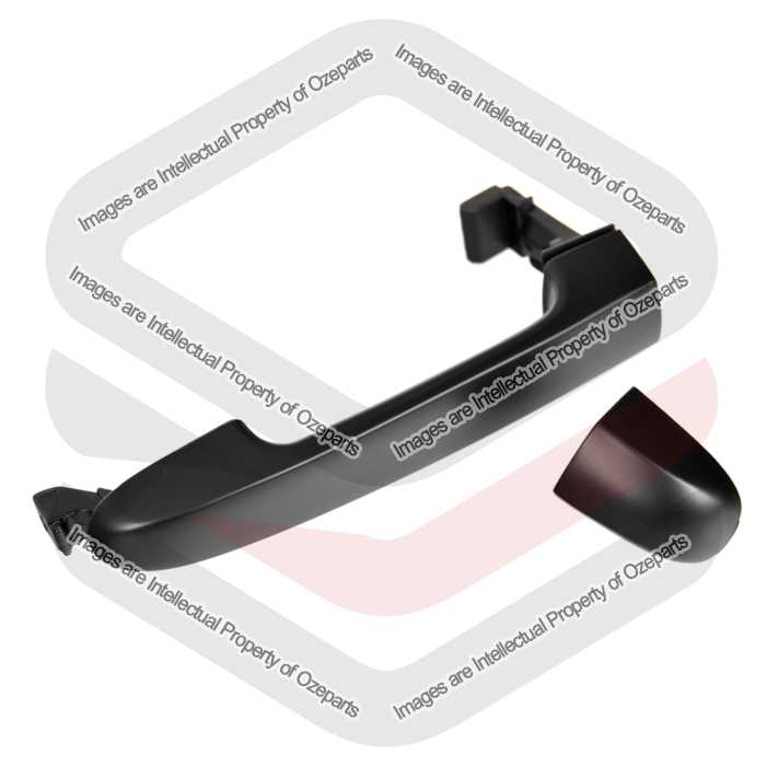 1 x Outer Door Handle No Key Hole (Black) For Hyundai I30 FD 2007~2012