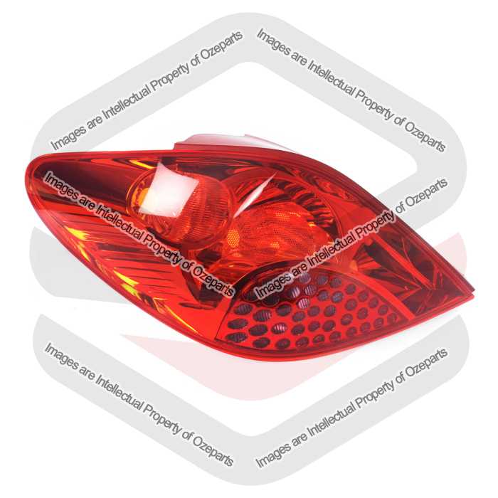 LH LHS Left Tail Light Rear Lamp For Peugeot 207 A7 HATCH 3 & 5 Door 2006~2009