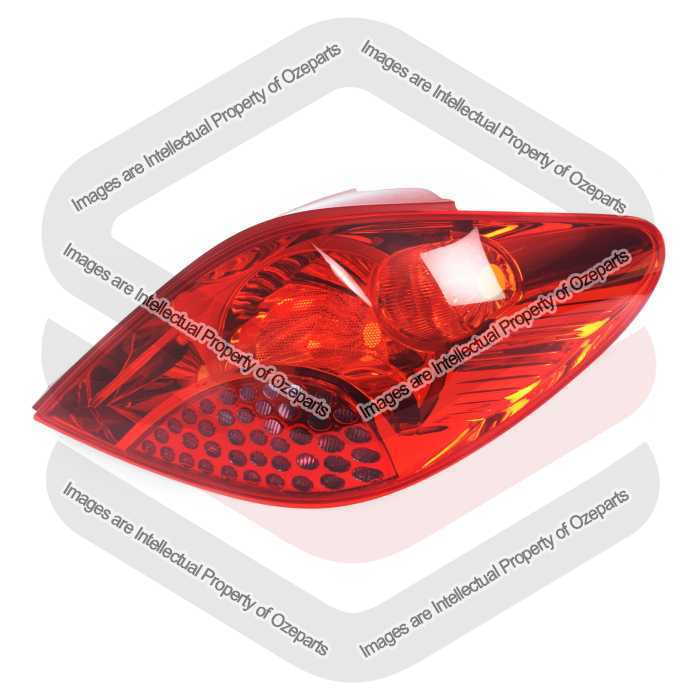 RH RHS Right Tail Light Rear Lamp For Peugeot 207 A7 HATCH 3 & 5 Door 2006~2009