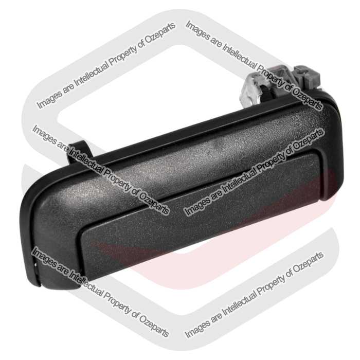 REAR Outer Tailgate Tail Gate Door Handle Black For Mitsubishi Triton MQ 15~18