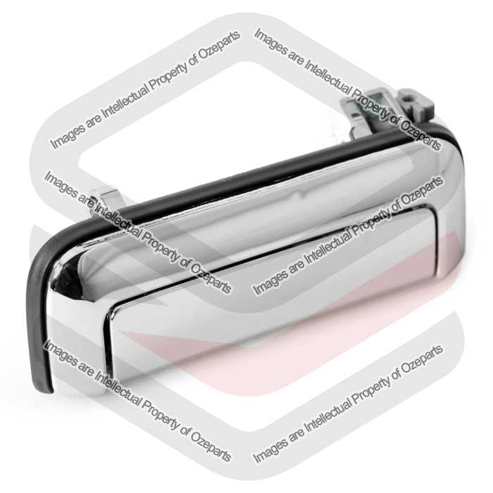 REAR Outer Tailgate Tail Gate Door Handle Chrome For Mitsubishi Triton MQ 15~18