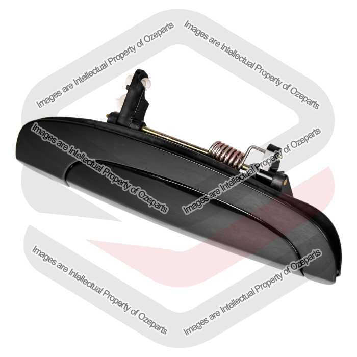 REAR RH Right Hand Outer Door Handle (Black) For Hyundai Getz Hatch 2002~2011