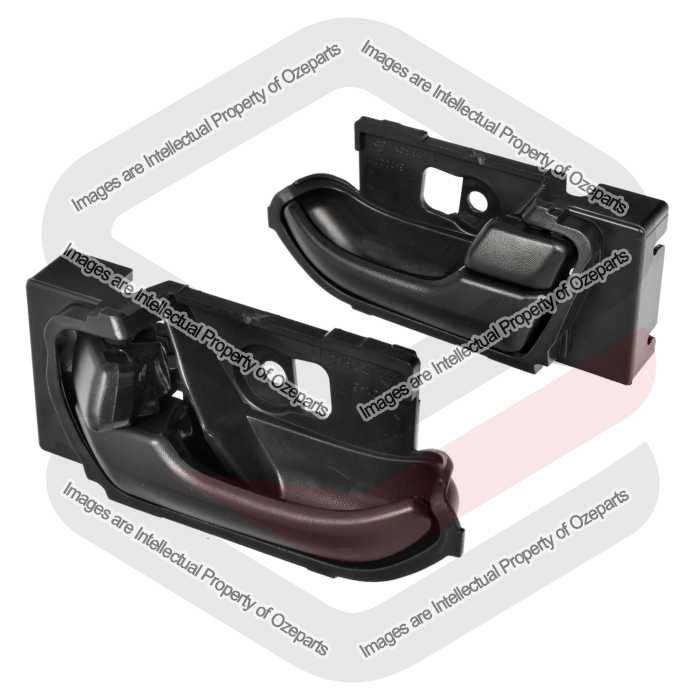 Door Handle Inner  Front or Rear (Texture Black) (SET LH+RH)