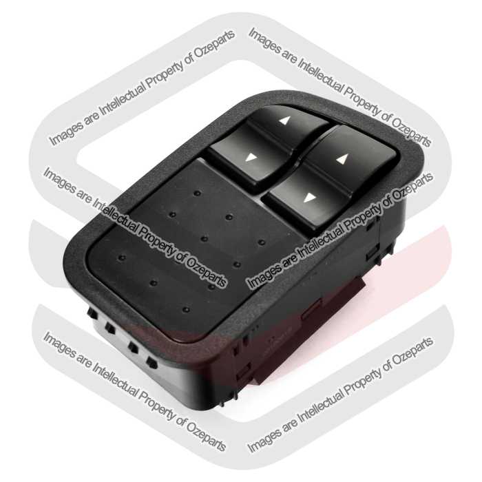 Ozeparts Fits Ford Falcon Fairmont Fairlane BA BF 2002~2010 | Electric Power Master Window Switch No Illumination (6 Pins) 2 Button Type | 1 Unit
