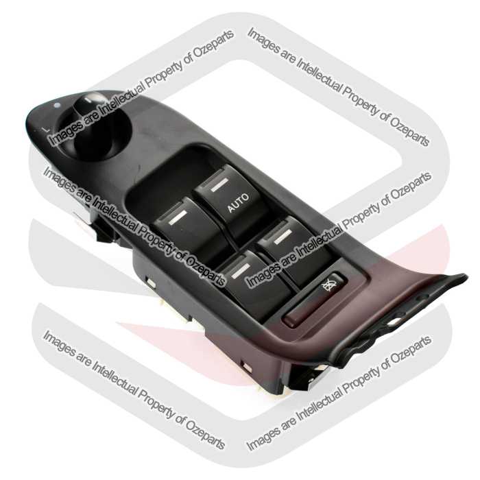 Ozeparts Fits  Ford Falcon FPV FG FG X 4 Door Sedan 2008~2016 | Electric Power Master Window Mirror Switch No Illumination (12 Pins)