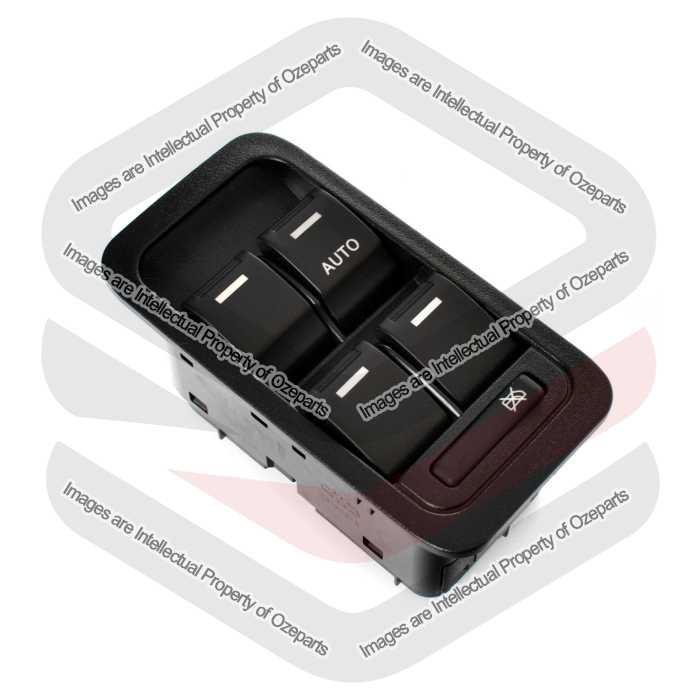 Ozeparts Fits Ford Territory SX SY SZ Series 1 2004~2014 | Electric Power Master Window Switch With Illumination (13 Pins)