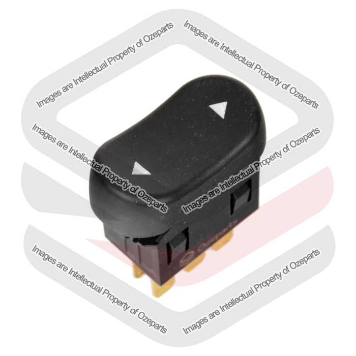 Ozeparts Fits Ford Falcon AU XR6 XR8 1998~2002 | FRONT Single Button Electric Power Window Switch | LH LHS Left Hand (Passenger Side)