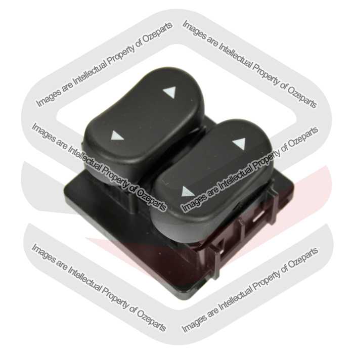 Ozeparts Fits Ford Falcon AU XR6 XR8 1998~2002 | FRONT (2 Button)  Electric Power Window Switch | RH RHS Right Hand (Driver Side)