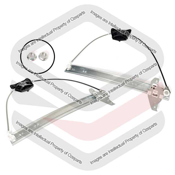 FRONT Pair LH+RH Electric Window Regulator For Peugeot 407 04~08 Sedan Wagon