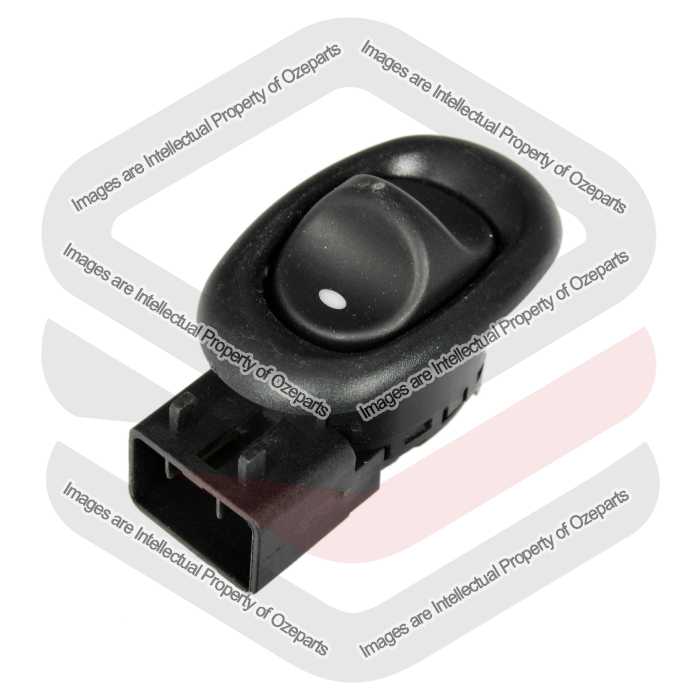 Switch Window  Rear 1 Button (Black No Illumination)