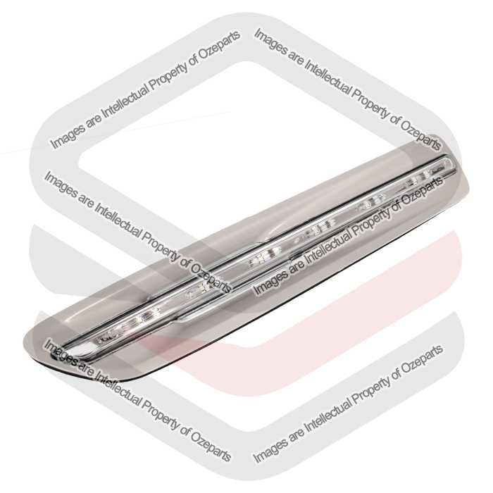 LH Left LED Guard Flasher Indicator Light Lamp GREY For Holden Statesman WM WN
